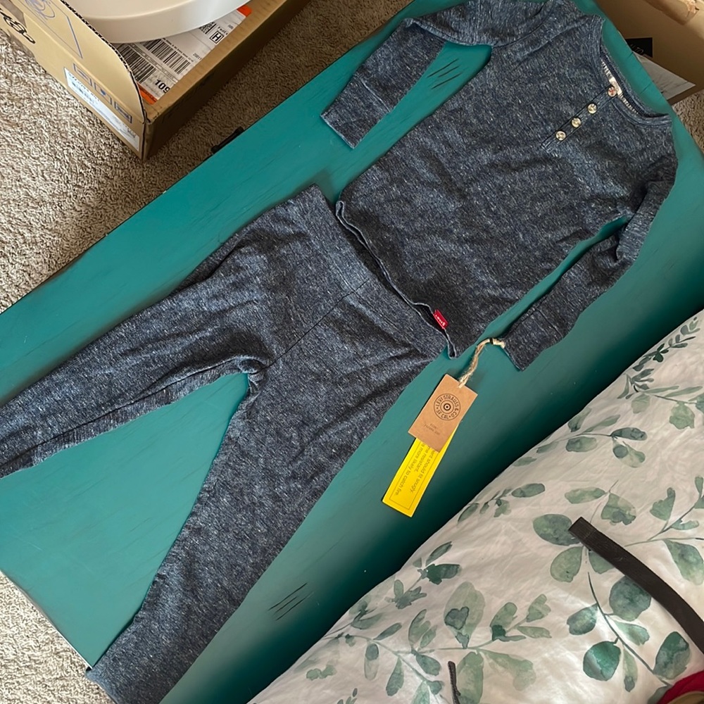 Blue Levi pajama set